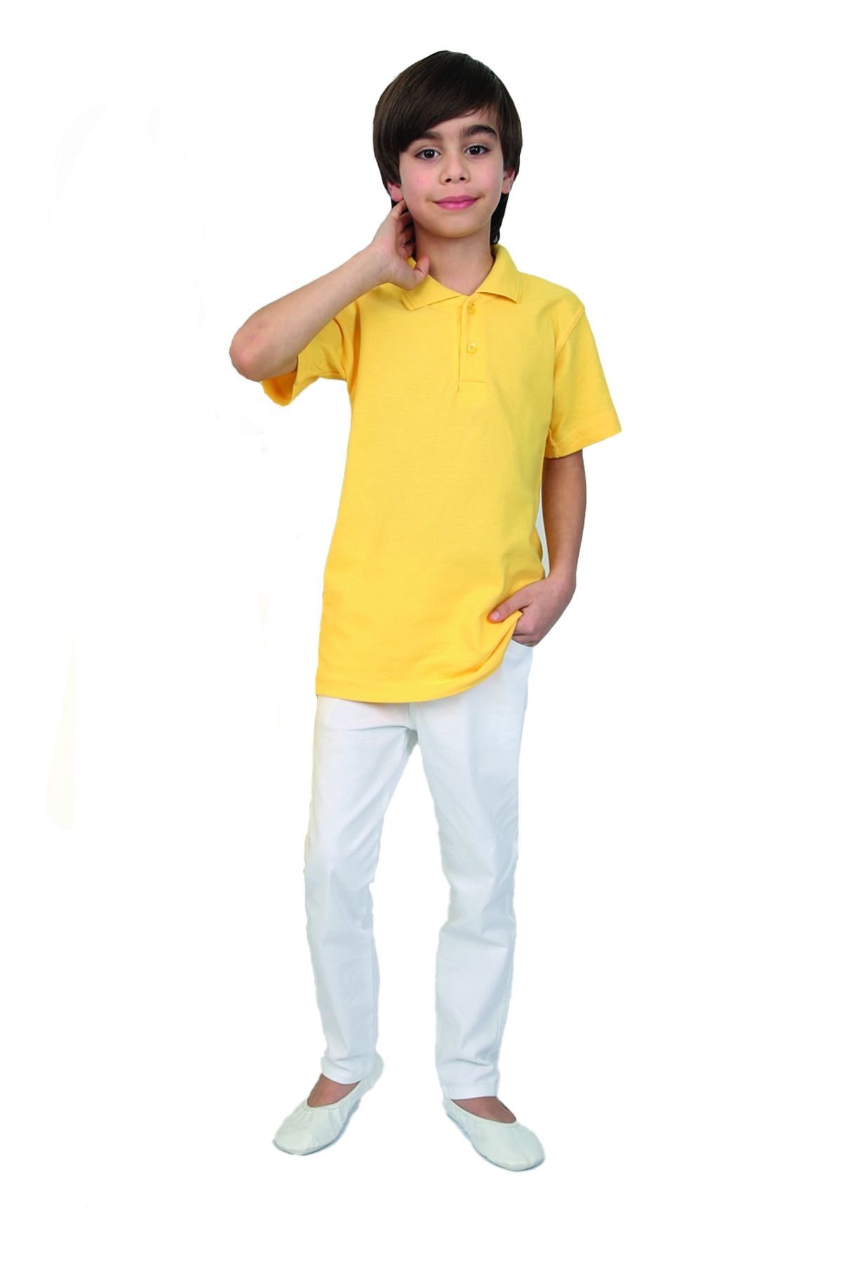 POLO YAKA TİŞÖRT BEYAZ PANTOLON