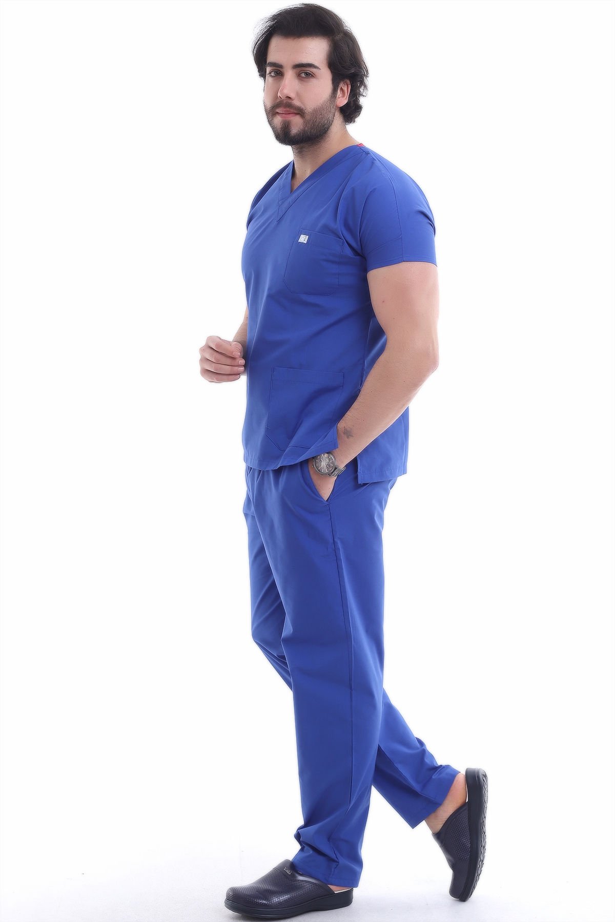 LİKRALI ERKEK DOKTOR ÜNİFORMASI TAKIMI