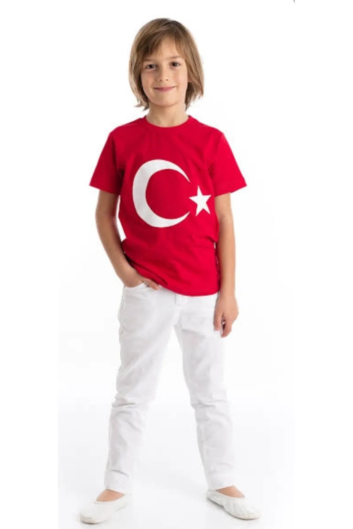 AY YILDIZ TİŞÖRT BEYAZ PANTOLON
