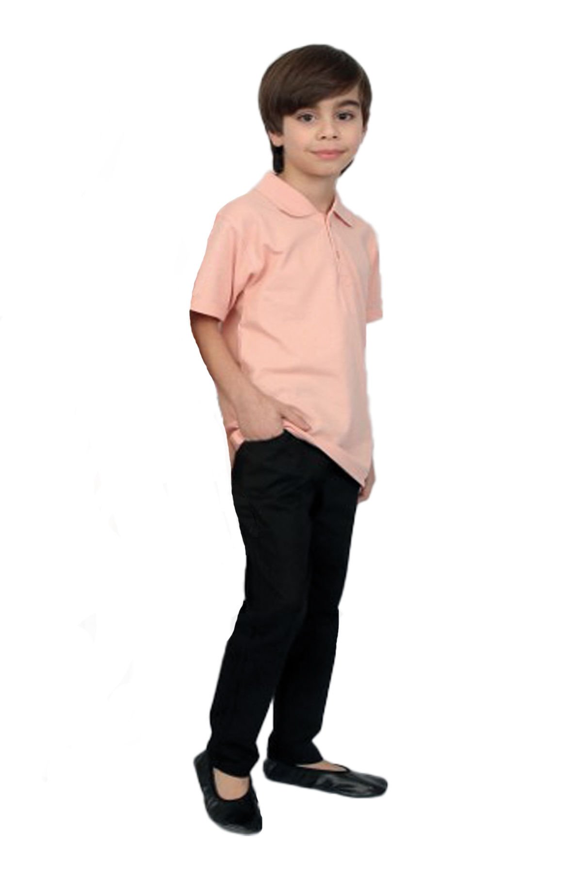 POLO YAKA TİŞÖRT SİYAH PANTOLON