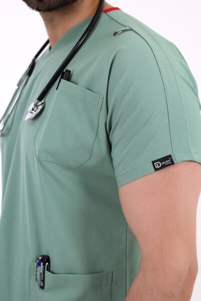Mint Yeşili Dr Greys Yarasa Kol Üniforma Takımı
