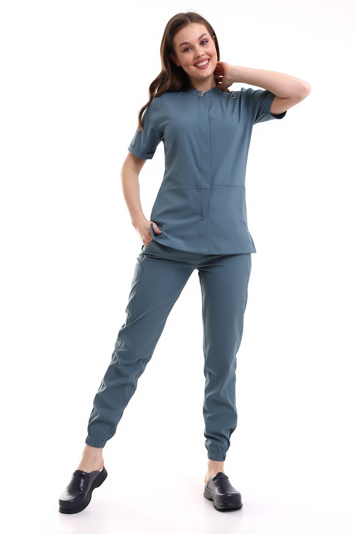 LİKRALI SCRUBS JOGGER PAÇA
