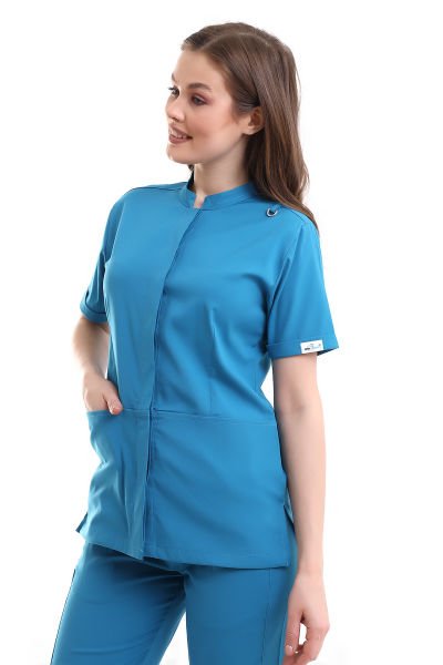 PATI ÇITÇITLI JOGGER PANTOLONLU DOKTOR HEMŞİRE FORMA TAKIMI