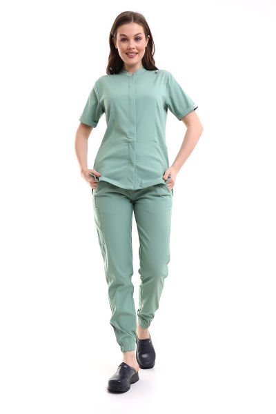 LİKRALI JOGGER HEMŞİRE FORMA TAKIMI