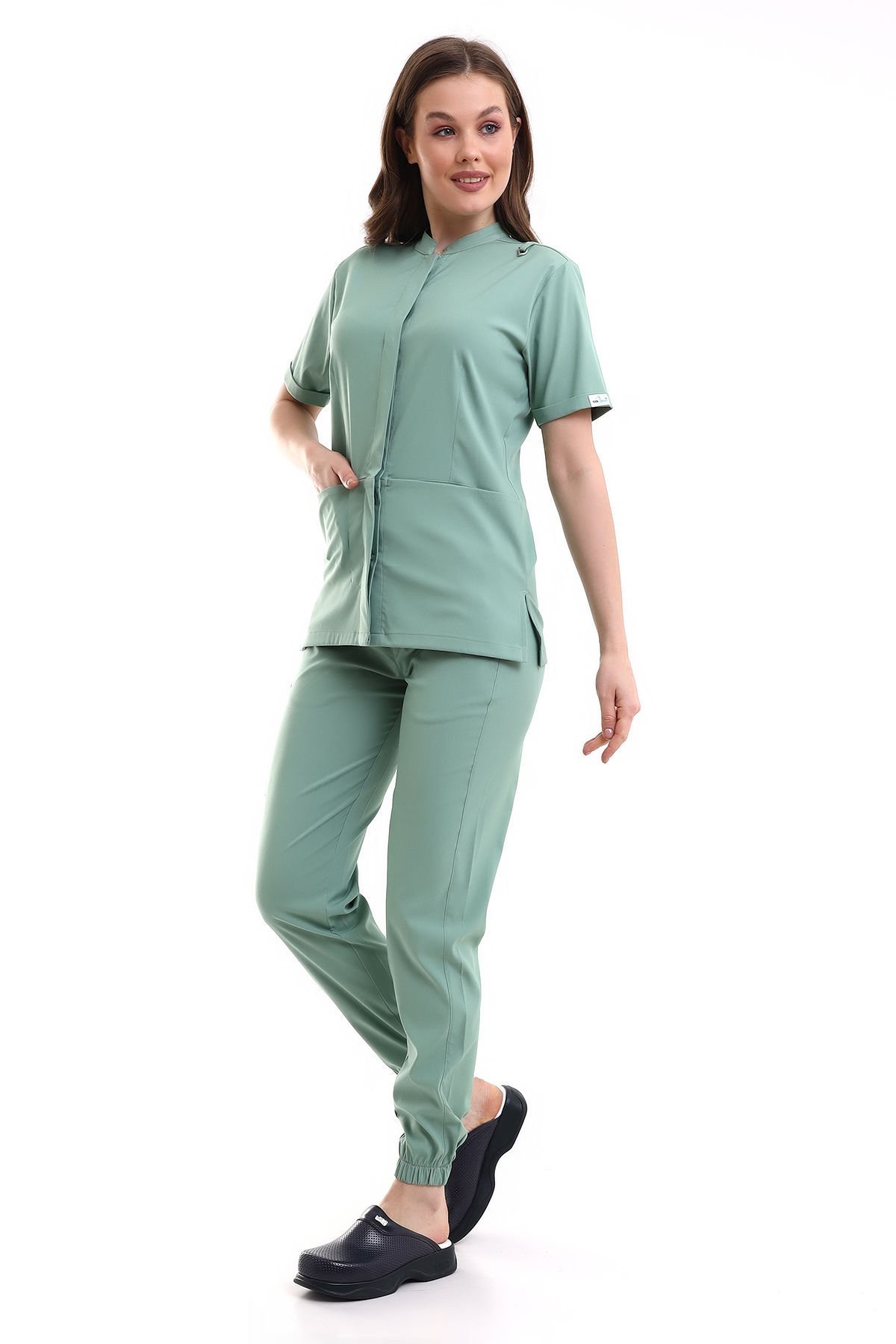 LİKRALI JOGGER HEMŞİRE FORMA TAKIMI