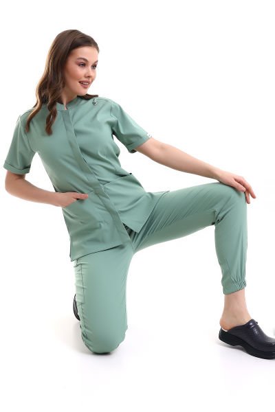 LİKRALI JOGGER HEMŞİRE FORMA TAKIMI
