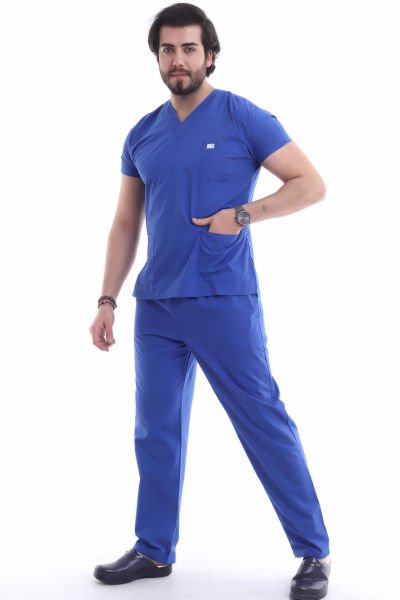 LİKRALI ERKEK DOKTOR ÜNİFORMASI TAKIMI