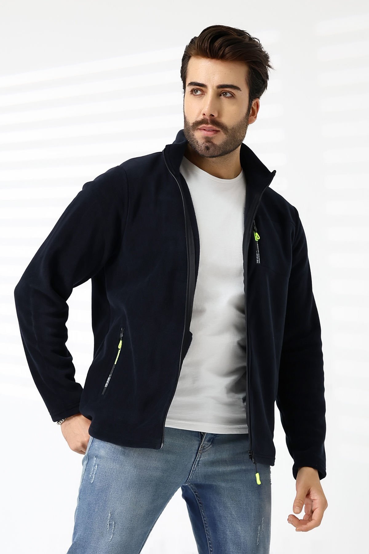 ERKEK LACİVERT POLAR HIRKA