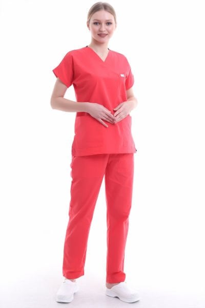 TERİKOTON DOKTOR TAKIM,HEMŞİRE TAKIM,SAĞLIKÇI GİYİMİ,SCRUBS FORMA,DOKTOR FORMA,VETERİNER FORMA